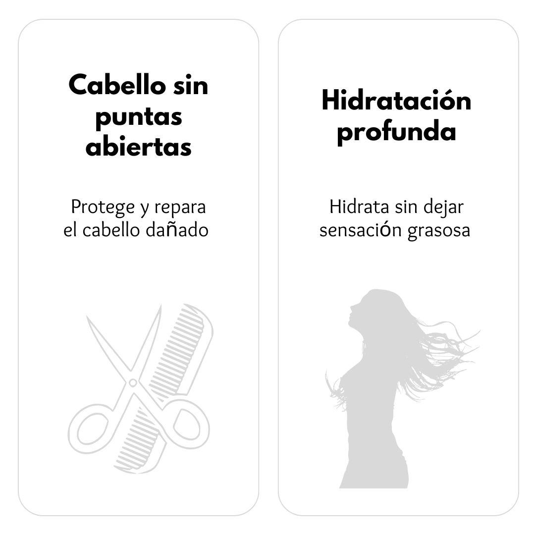 DE CABELLO SECO Y QUEBRADIZO A UNA MELENA SEDOSA EN MINUTOS